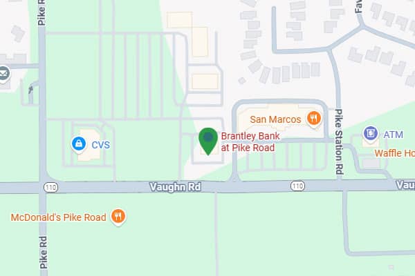 Map of Pike Road branch